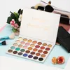 Piękno Glazed 35 Kolor Eyeshadow Paleta Kosmetyki Proszek Proszek Diament Rainbow Earth Ciepły Kolor Shimmer Matte Eye Chień