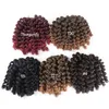 Göra perukverktyg Wig Caps Cornrow Crochet Braids Hårförlängningar Flätad keps 75g Syntetisk Braiding Hair Crochet DIY Pärlor