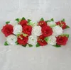 Fila di fiori artificiali Fiore di seta fai-da-te Fiore di rosa Arco di nozze Strada Piombo Home Hotel Party Decorativo