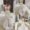 Ilusão de volta Capela Capela Mermaid Lace Vestidos de Noiva 2019 New Arrival Cap Sleeve Vestidos Bridal Plus Size Vestidos