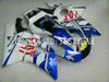 Kit de carénage de moto pour YAMAHA YZFR6 98 99 00 02 YZF R6 1998 2002 YZF600 Ensemble de carénages blancs Top ABS + Cadeaux YM11