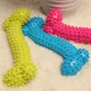 3 pic Slip Te Bijten Bot Hond Puppy Molaren Rubberen Bal Spelen Voor Tanden Training Thermische Plastic Rubber TPR hond Speelgoed 10*4 CM Mooie