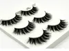 Valse wimpers 3 paren natuurlijke valse wimpers dikke make -up echte 3D nerts lashes zachte wimperverlenging nep oogwapens