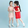 Été mignon enfant en bas âge bébé enfant filles sans manches fleur princesse robe hauts vêtements253r5995572