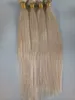 Brazilian Human Virgin RemyStraight Hair Weft Blonde Unprocessed Baby Soft Double DrawnHair Extensions 100g/bundle Product