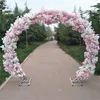 Free shipment Round Arch White Metal Arch Centerpiece for Wedding Decorations Party Event Decoration-2.3m Tall*2.3m Wide