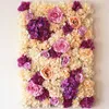 15 teile/los 60X40 CM Romantische Künstliche Rose Hortensien Wand für Hochzeit Party Bühne und Hintergrund Dekoration Viele farben