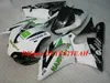 Hi-Grade Motorcykel Fairing Kit för Yamaha YZFR1 98 99 YZF R1 1998 1999 YZF1000 ABS Green White Black Fairings Set + Gifts YS14