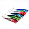 1pc Popper Fishing Lure Bass Crankbaits Bait Tackle Minnow Fisk Lure ABS Plast Bionic Decoy Wave Fishing Lures