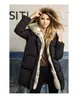 2017 femmes vers le bas chaud long cadeau manteau veste parka zipper mode nouveau hiver survêtement col de fourrure nouveau plus la taille épaisse