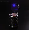 Auto Asbak Smokeless Auto Sigaret Ash Holder met Blauw LED-licht voor Auto Cup Houder Gratis verzending