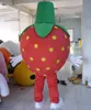 2018 costumes de mascotte de fraise de visage heureux chaud de haute qualité pour adulte à porter à vendre