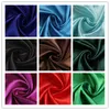 1 Yard 150 * 97 cm Polyester-Satin-Stoff Hochzeits-Satin-Stoff zum Nähen und Party-Dekoration HHY1