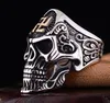 Ring Big Skull en acier inoxydable pour hommes bijoux anneaux de style vintage de haute qualité pour 69440437472787