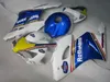 Injection mold Fairings for Honda CBR1000RR 2004 2005 blue white yellow fairing kit CBR 1000 RR 04 05 UW23