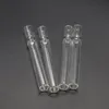 Smoking Accessories 4 inch Glass cigarette bat pipe One Hitter filters oil burner for smoking bong