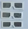 50 Stück 0/90 45/135 Grad günstige lineare polarisierte 3D-Brille aus Papier/Karton/passive 3D-Brille aus Papier für den Einweggebrauch