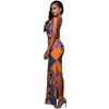 2018 zomer afrikaanse print totem jurk vrouwen mouwloze kant gespleten etnische lange jurk dames sexy bodycon feestjurken vestidos casual jurk