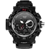 New Smael Watch Cool Men Sports Watches 패션 방수 다이빙 쿼츠 손목 시계 남자 시계 실리콘 reloj de hombre