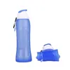 Säkerhet Silikonvattenflaskor för utomhusresor Fällbara kopp med robust spänne Värmebeständig vattenkokare Lätt att bära 27SS BB