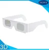 50 Stück 0/90 45/135 Grad günstige lineare polarisierte 3D-Brille aus Papier/Karton/passive 3D-Brille aus Papier für den Einweggebrauch