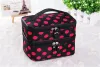 Make-up Kosmetiktaschen Kulturbeutel Retro Dot Beauty Wash Case Organizer Halter Handtasche für Reisen Kostenloser Versand