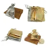 Jewelry Pouches 2 colors drawstring bag gift packaging bag Jewelry bags small accessories storage bag T3C0053