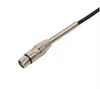 Universal 3 Pin XLR Female To 1/4 Inch 6.35mm Stereo Male Plug TRS Audio Cable Cord Mic Adapter BK2078KF 30cm Length