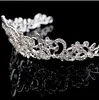 Düğün Gelin Taç Şapkalar Parlak Rhinestone Tiaras Kafa Pin Saç Ornama Takı Aksesuarları Kadınlar Için Tokalar Noel Hediyesi