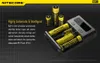 الأصلي nitecore i4 digicharger lcd ذكي الدائرة العالمية التأمين li ​​18650 14500 16340 26650 شاحن بطارية 20 قطعة / الوحدة