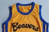 Maglia alta / top Scott Howard Moive Basketball Beacon Beavers Maglie gialle Versione cinematografica americana stato di qualità cucita a buon mercato