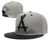 علامة تجارية جديدة قابلة للتعديل Tha Alumni Snapback Caps White A Letter Hip Hop Sport Hats Baseball Snap Caps for Men Women3919110