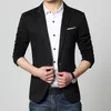MCCKLE Fashion Casual Uomo Blazer Cotton Slim Corea Style Suit Blazer Masculino Abiti maschili Giacca Blazer Uomo Plus Size M-6XL