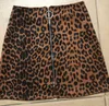 2018 Sexy Skirts Womens Leopard Print Skirt Ladies High Waist Zipper Short Bodycon Pencil Skirts Streetwear Female Mini Skirt