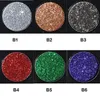 HANDAIYAN Marca Maquiagem 6 Cores À Prova D' Água Brilho Metálico Brilho Paleta de Sombras Brilhantes Sombras de Olhos Diamante Pigmento em Pó