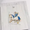Nieuwe Collectie Eenhoorn Penda Vergulde Leuke Unicorn Series Charms Drijvende Emaille Legering Metalen Hanger Voor Choker Armband Oorbel