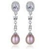 Boucles d'oreilles pour femmes, haute qualité, prix bas, diamant, cristal, zircon, perle (34,95)