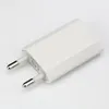 Buona qualità 4a quarta generazione piede alto piatto bianco pieno 1A OEM EU US AC Plug USB Power Home Wall Charger Adapter 100 pz / lotto