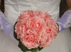 Bouquet De mariée en cascade De roses artificielles, fleurs De camélia, Bouquet De mariage, ruban De soie, nouveau Buque De Noiva2553340