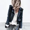 European fashion solid color casual long-sleeved button deerskin jacket jacket pink khaki green blue support mixed batch