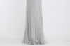 Robe de bal en dentelle, gris argenté, Sexy, haute couture, Champagne, longue, robes de soirée, queue de poisson, robes de soirée, HY082, nouvelle collection