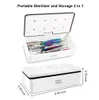 Caixa de cílios falsos Caixa de armazenamento de esterilizador beleza 8 contas LED Máquina de desinfecção portátil de luz UV para ferramentas281t