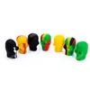 Récipient en silicone SKULL Bocaux en silicone antiadhésifs 3ML Conteneur de cire Bocaux en silicone FDA Dabs pour fumer accessoire279W