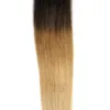 Ombre Cor TB / 27 1G / S Fusion Straight Fusion Hair Tip Stick Dica Máquina Keratin Made Remy Pré-ligado Extensão de Cabelo Humano 100g