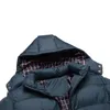 Nowe pomysły Mężczyźni Kurtka zimowa Ciepłe płaszcze męskie Moda grube Mężczyźni Parkas Casual Odzież Rozmiar M-4XL