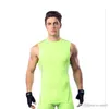 Tight sleeveless set of men's sports, comfortable, quick-drying breathable fitness coach clothes, men and women in Europe and America f