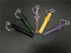 Labs Glass Taster Smoking hand pipe CONCENTRATE TASTERS oil wax pipes borosilicate tubing with an extension designed for dabbing