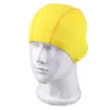 1 pièces enfants solide bonnet de bain Silicone chapeaux de natation imperméable adultes enfants casquettes hommes couleur Pure bonnet de bain