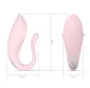 vibratore in silicone a 10 velocità ricarica massaggio clitorideo punto G vibratori a doppia vibrazione tipo C per coppie giocattoli adulti del sesso