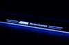 2X custom LED running car decorative accessories door sill scuff plate welcome pedal light for X1 E84 from 2011-20151190116